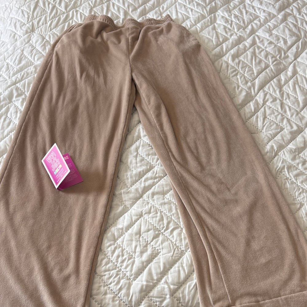 SKIMS Wide Leg Pants in Beige